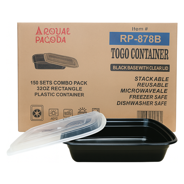RECT. CONTAINER MICRO 28OZ RP-868B