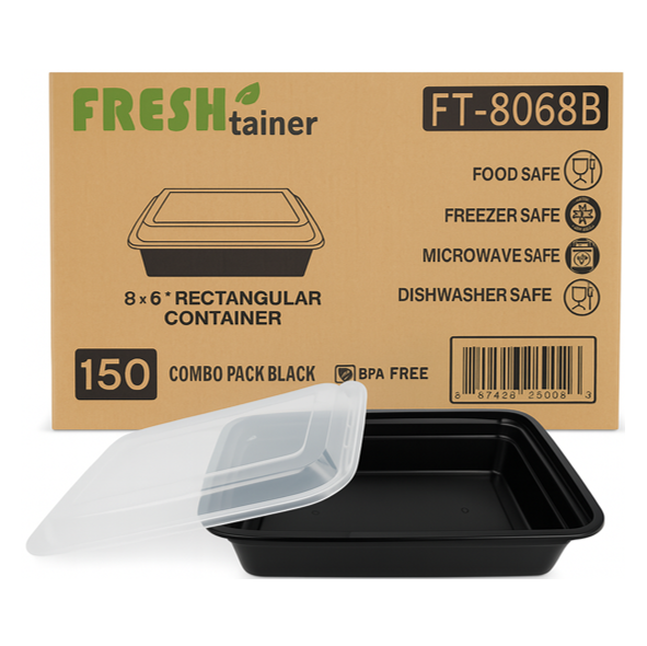 RECT. CONTAINER MICRO 28OZ FT-8068B