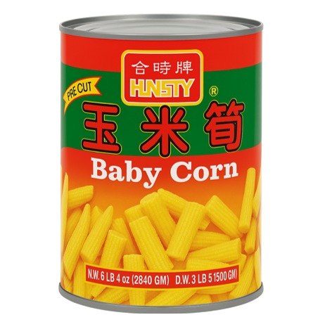 BABY CORN PRE CUT - HUNSTY