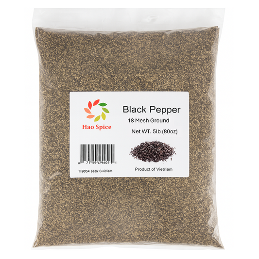 BLACK PEPPER GROUND 24 MESH IN BAG - HAO SPICE
