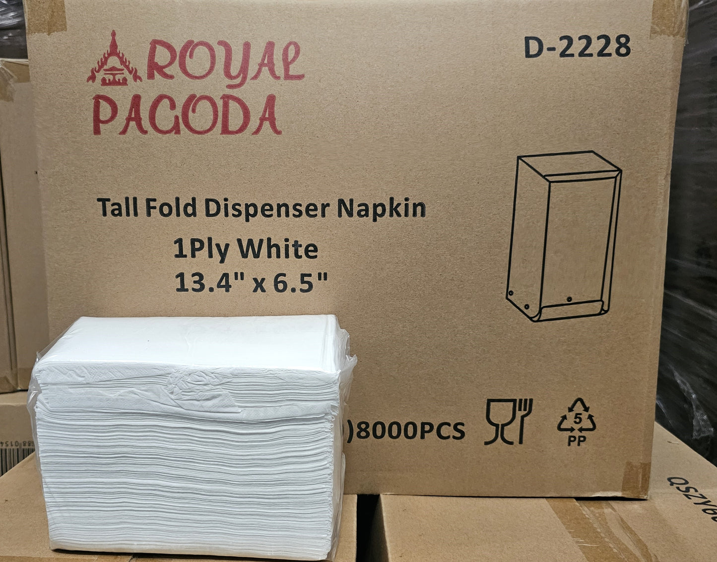 NAPKIN TALLFOLD DISPENSER - ROYAL PAGODA