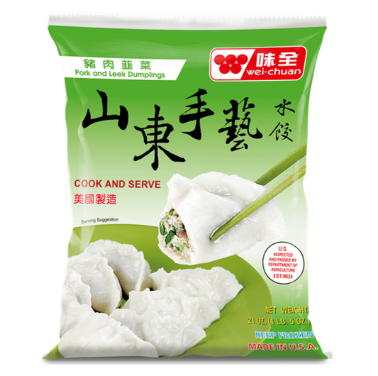 PORK & LEEK DUMPLING - WEI CHUAN