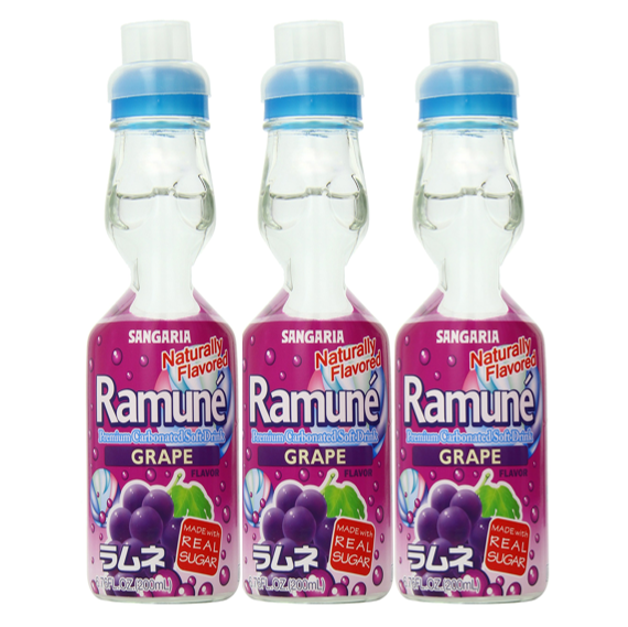 RAMUNE GRAPE SODA - SANGARIA
