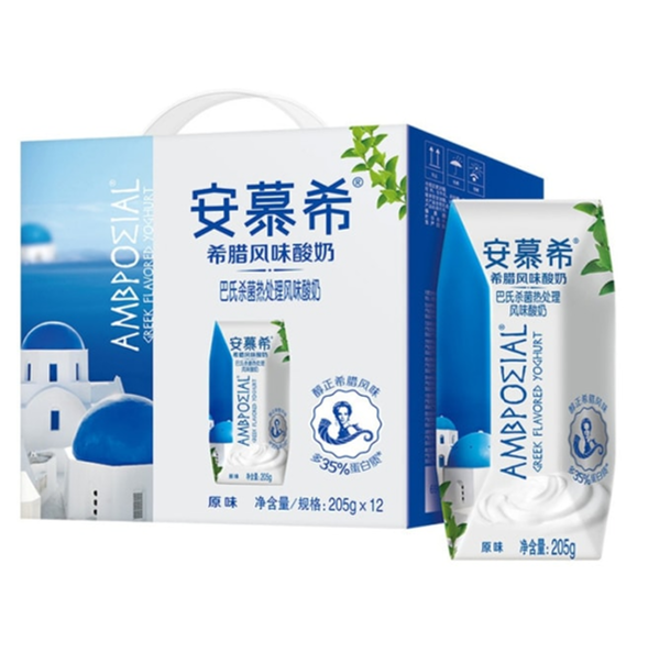 GREEK ORIGINAL FLAVORED YOGURT - AMBROSIAL