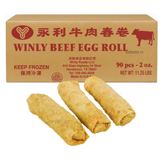 EGG ROLL BEEF 2OZ - WINLY