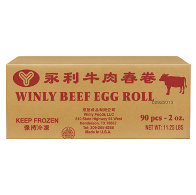 EGG ROLL BEEF 2OZ - WINLY