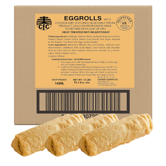 EGG ROLL CHICKEN 3OZ - CATHAY FOODS