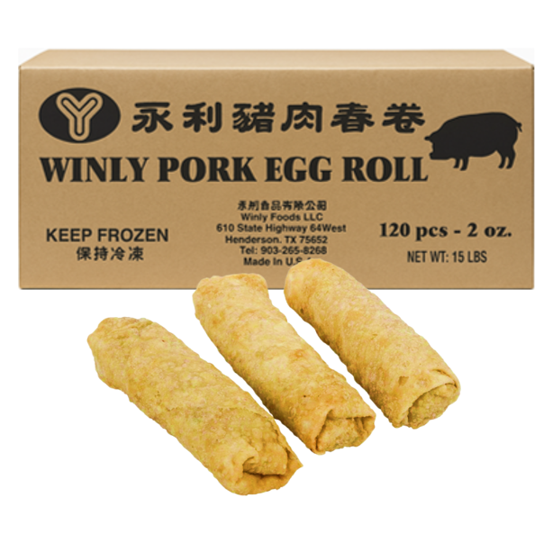 EGG ROLL PORK 2OZ - WINLY