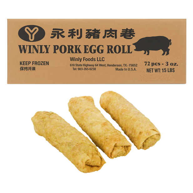 EGG ROLL PORK 3OZ - WINLY