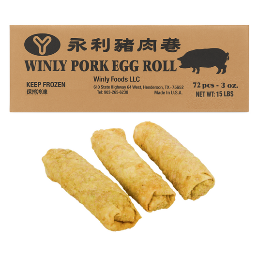 EGG ROLL PORK 3OZ - WINLY