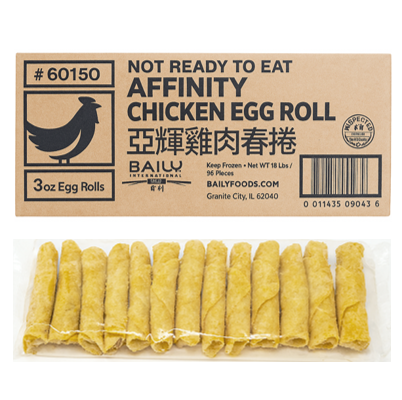 EGG ROLL 3OZ AFFINITY CHICKEN - BAILY