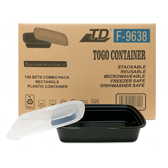 RECT. CONTAINER MICRO 28OZ F-9638