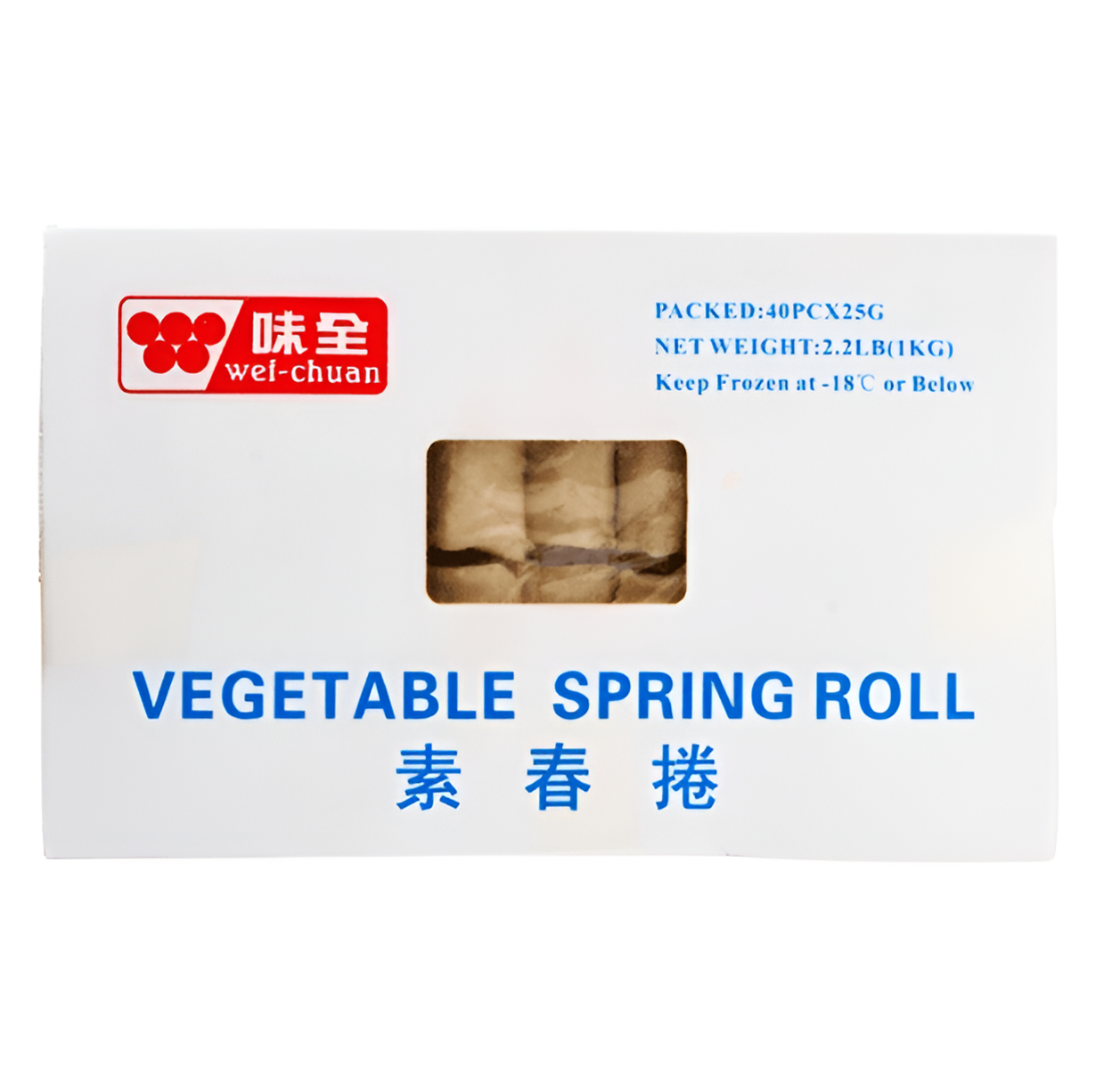SPRING ROLL VEGETABLE 2oz  – WEI CHUAN