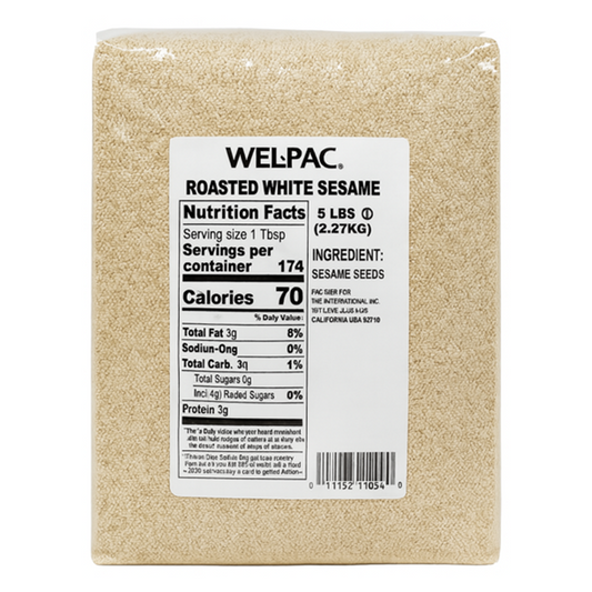 WHITE SESAME ROASTED - WEL PAC
