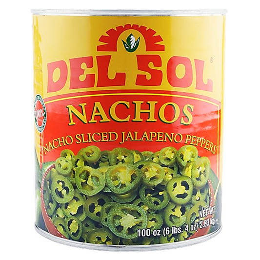 NACHO SLICED JALAPENOS - DEL SOL