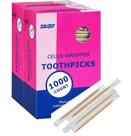 ROUND TOOTHPICK CELLO-WRAPPED