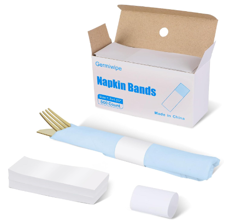 NAPKIN BAND WHITE