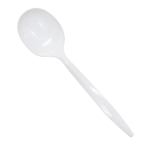 PLASTIC SPOON SOUP PLASTIC - ROYAL PAGODA