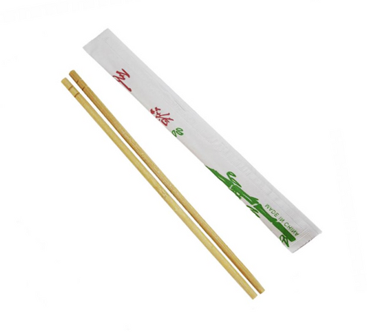 BAMBOO CHOPSTICKS GREEN ENVELOPE- J&B