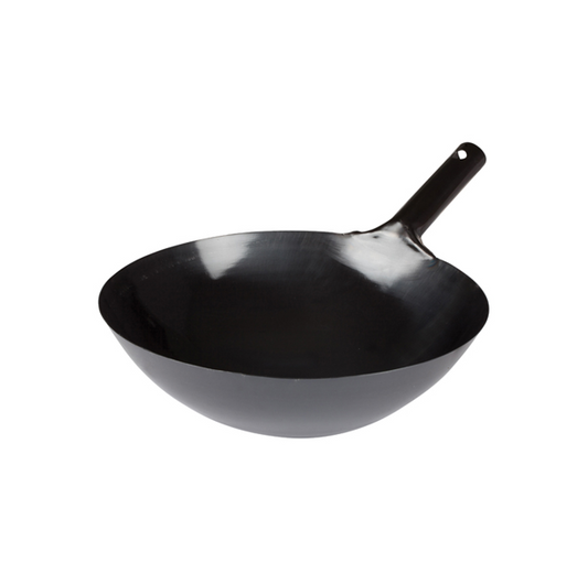 WOK 16" DEEP CHINA WITH STEEL HANDLE