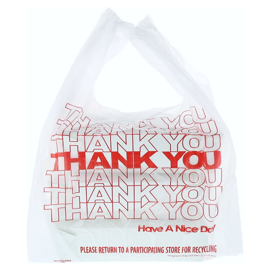 PLASTIC BAG THANK YOU 15X7X26