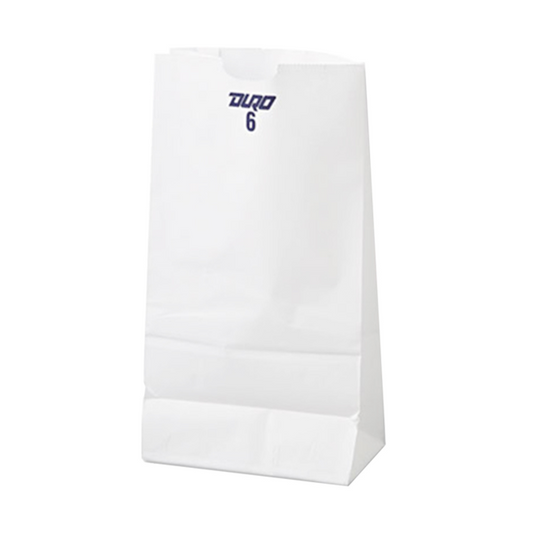 PAPER BAG WHITE 6LB