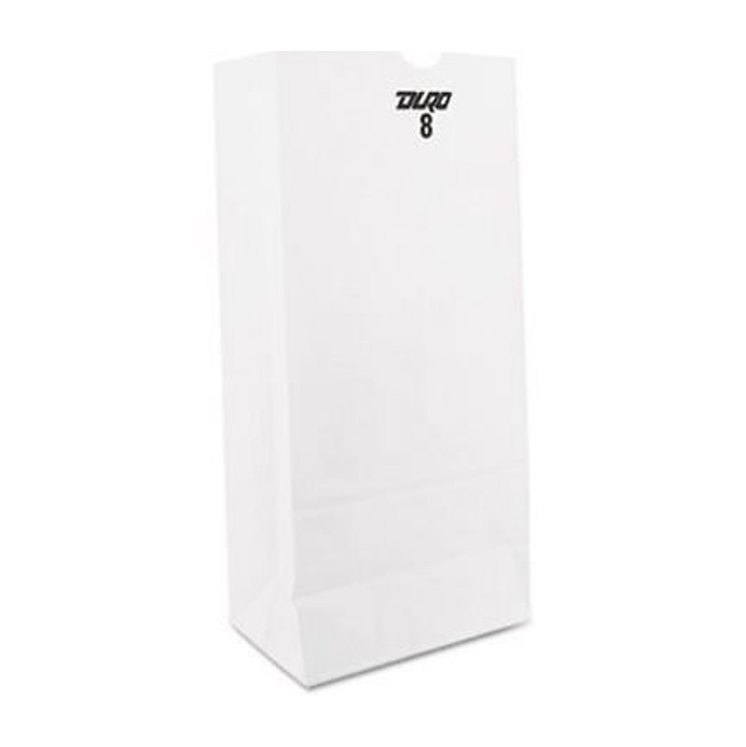 PAPER BAG WHITE 8LB