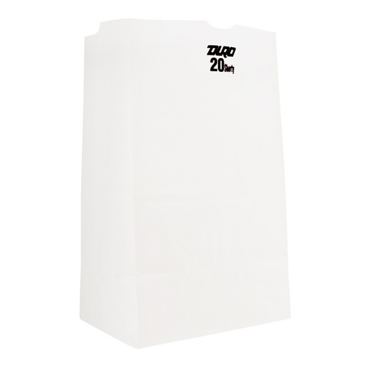 PAPER BAG WHITE 20LB