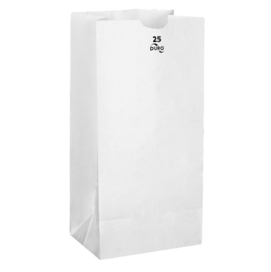 PAPER BAG WHITE 25LB