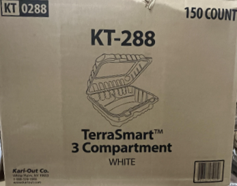 CLAMSHELL TERRASMART 3 COMPARTMENT KT288