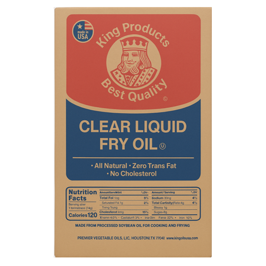 OIL CLEAR LIQUID SHORTENING - KING BRAND