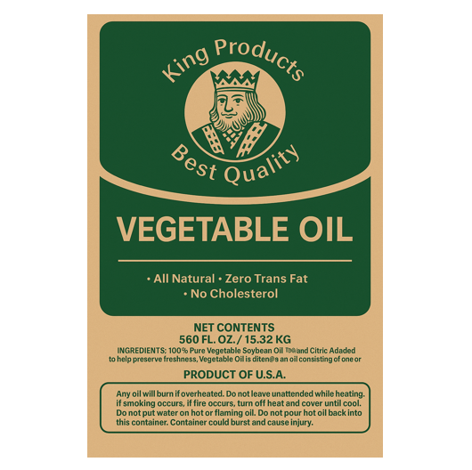 VEGETABLE OIL - KING BRAND