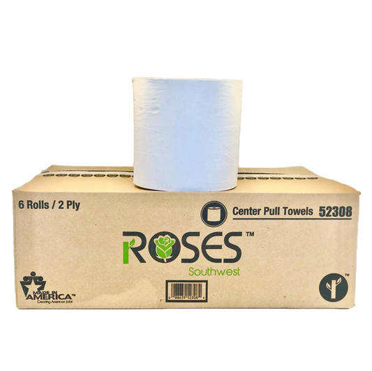 CENTER PULL TOWEL 2PLY - ROSES
