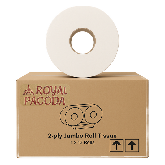 TISSUE JUMBO ROLL- ROYAL PAGODA