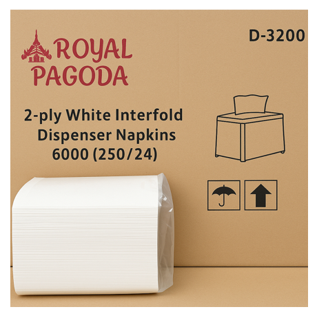 NAPKIN INTERFOLD DISPENSER - ROYAL PAGODA