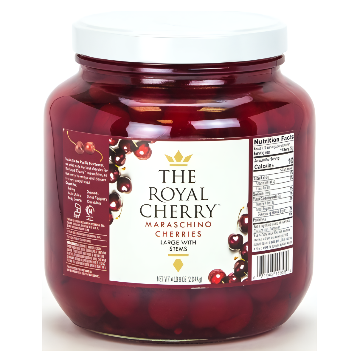 CHERRIES HALVES WITH STEMS