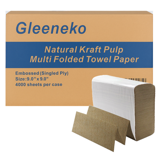 MULTIFOLD PAPER TOWEL BROWN - GLEENEKO BAYPLUS GLOBAL