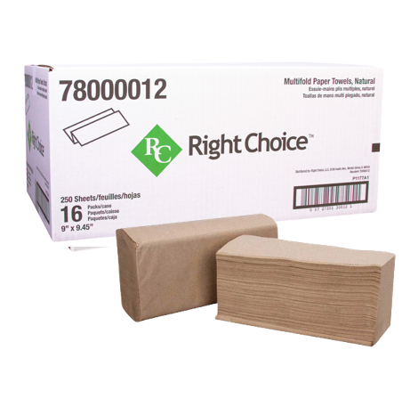 MULTIFOLD PAPER TOWEL BROW - RIGHT CHOICE