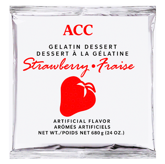 GELATIN STRAWBERRY - ACC