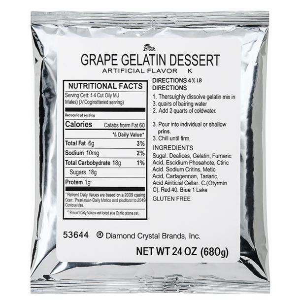 GELATIN GRAPE - CHEF'S COMPANION