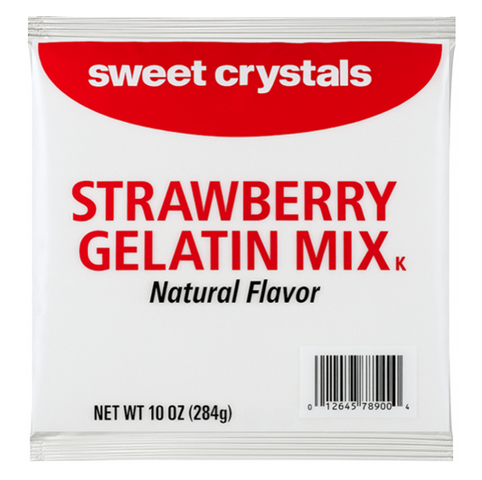 GELATIN STRAWBERRY - SWEET CRYSTAL