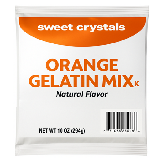 GELATIN ORANGE - SWEET CRYSTAL