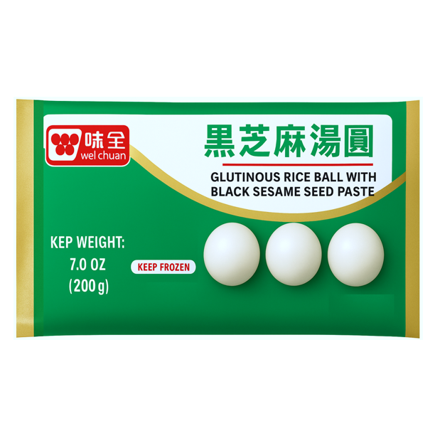 RICE BALL WITH BLACK SESAME - WEI CHUAN