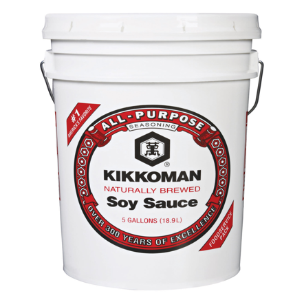 SOY SAUCE 5 GAL- KIKKOMAN