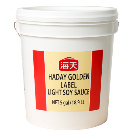 SOY SAUCE LIGHT 5GAL - HADAY