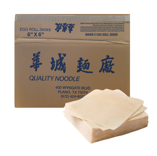 EGG ROLL SKIN 6x6 - QUALITY NOODLE