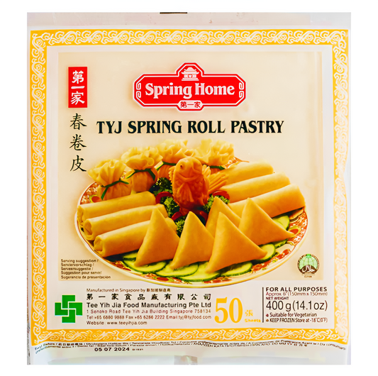SPRING ROLL WRAPPER 6"- SPRING HOME
