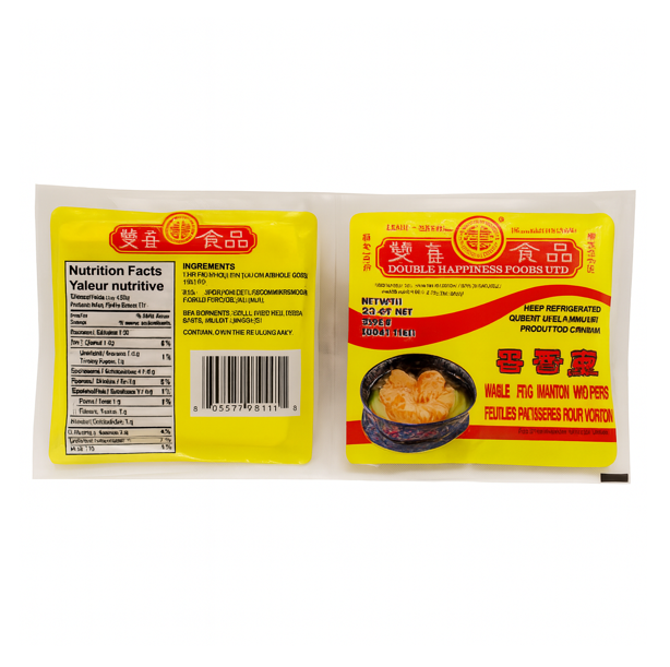 WONTON WRAP - DOUBLE HAPPINESS