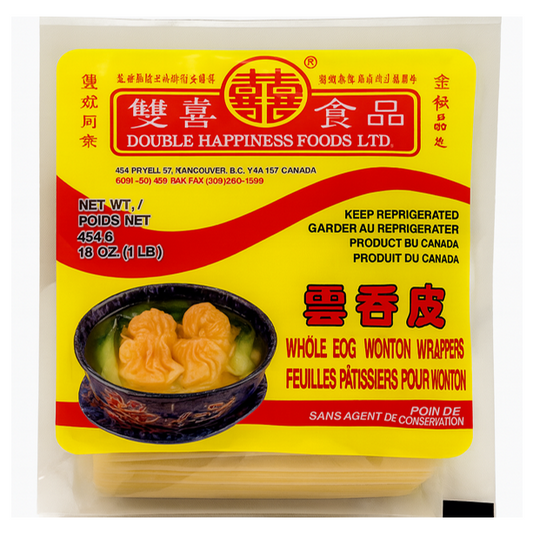WONTON WRAP - DOUBLE HAPPINESS