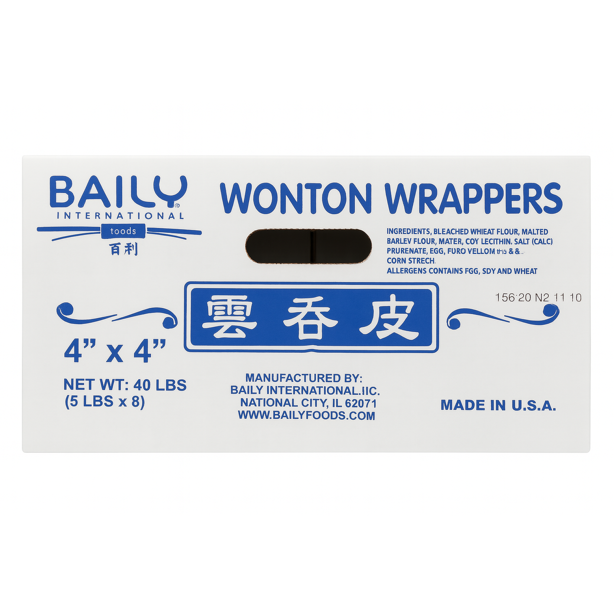 WONTON WRAP 4x4- BAILY